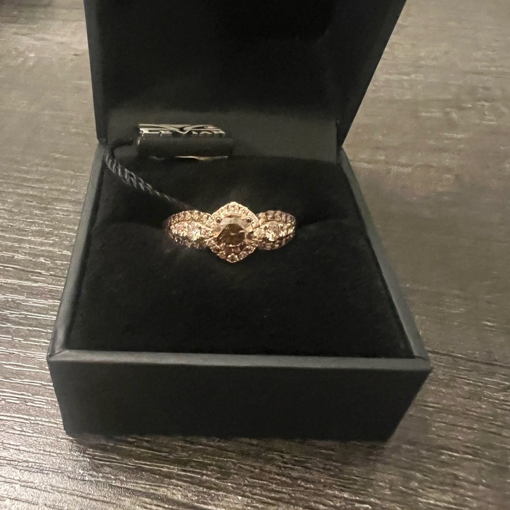Levian Chocolate diamond Ring in 14K Rose Gold - Picture 3 of 10